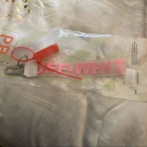Off-White Industrial Rubber Keychain
